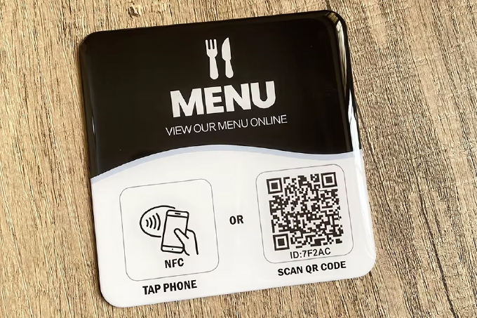 Ako funguje menu s technológiou NFC?