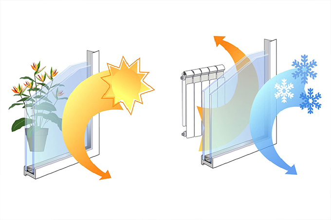 Tónovanie okien v zime udržiava teplo vo vnútri